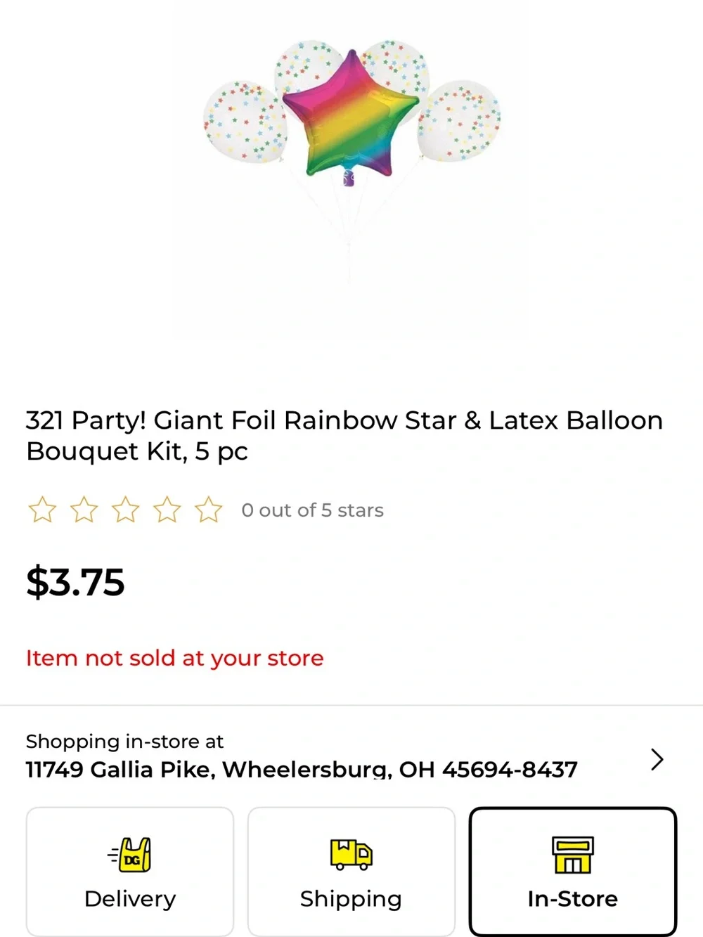 N/A rainbow star